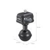 Drop-in HawkLock mini Quick Release 1/4”-20 Ball Head 3600 SmallRig