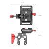 SmallRig Mini V Mount Battery Plate with Crab-Shaped Clamp 2989 SmallRig