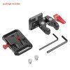 SmallRig Mini V Mount Battery Plate with Crab-Shaped Clamp 2989 SmallRig