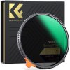 55mm Black Mist 1/4 and ND2-ND32 (1-5 Stop) Variable ND Lens Filter 2 in 1 with 28 Multi-Layer Coatings - Nano X Series K&F Concept