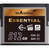 exascend 512gb cfx series cfast 2 0 memory card