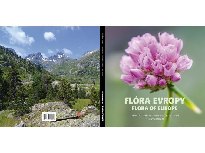kniha flora evropy potah