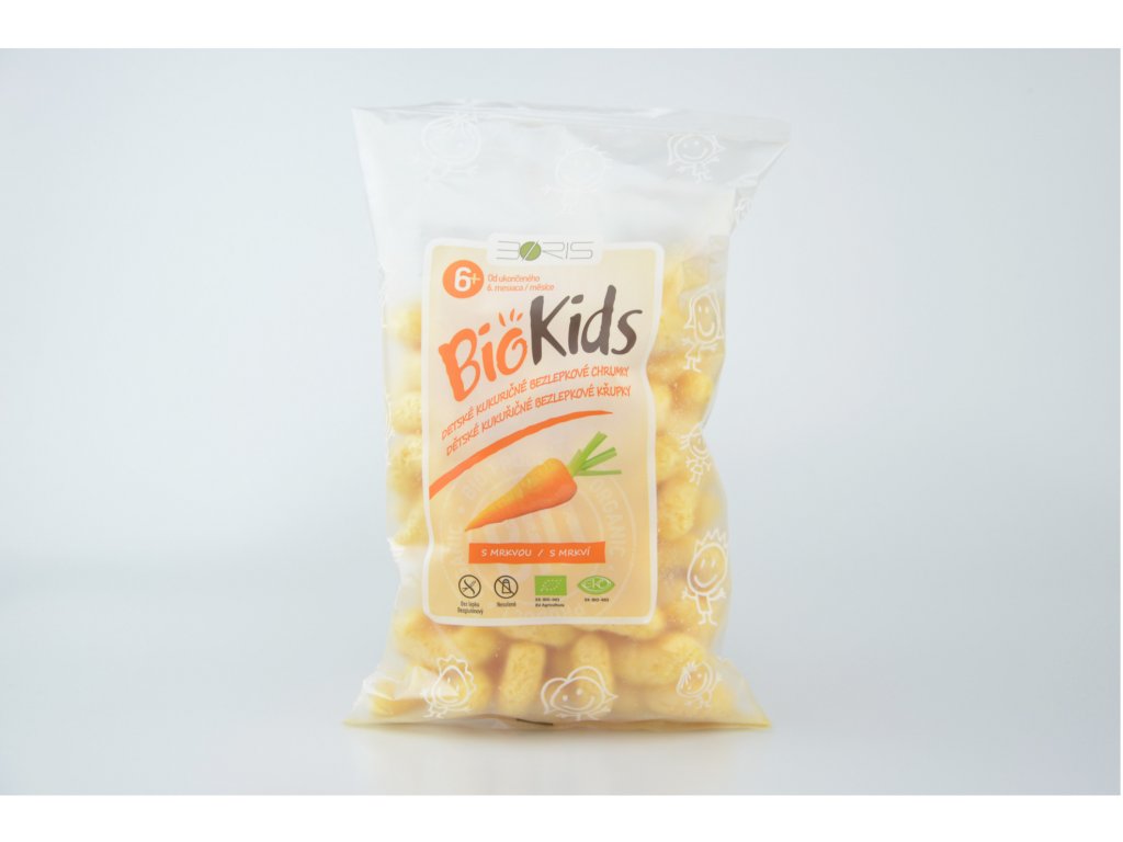 Křupky BioKIDS dětské bezlepkové s mrkví 55 g