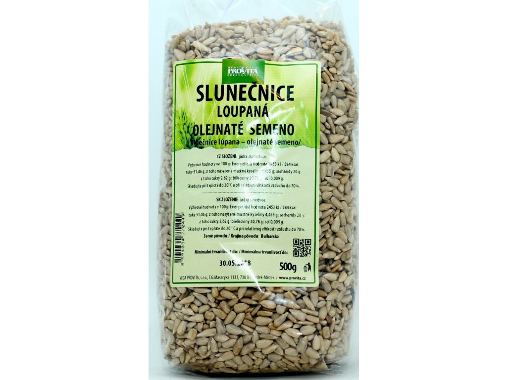 Slunečnicové semeno 500 g PROVITA