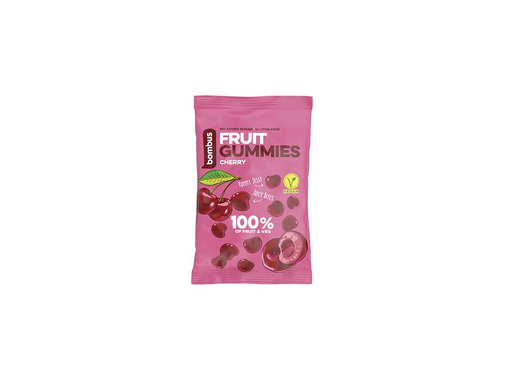 BOMBUS Fruit Gummies 35 g Cherry