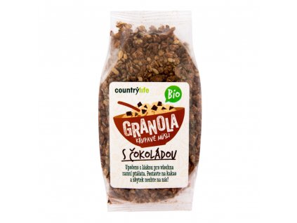 Granola - Křupavé müsli s čokoládou COUNTRY LIFE BIO 350 g