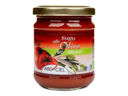 Omáčka rajčatová s olivami ARC EN CIEL BIO 190 g