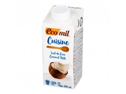 Kokosová alternativa smetany ECOMIL BIO 200 ml
