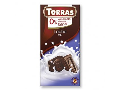 Čokolada mléčná TORRAS 75 g