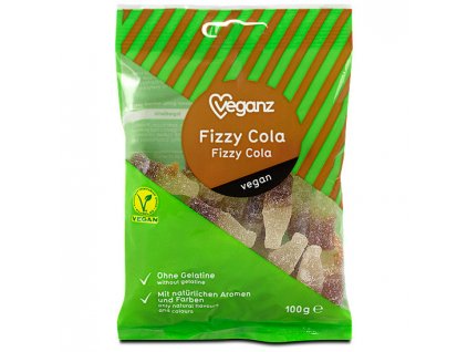 Bonbony gumové Fizzy cola 100 g VEGANZ