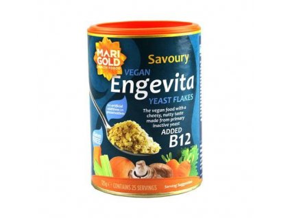 Engevita Lahůdkové droždí s B12 Marigold 125 g VEGAN