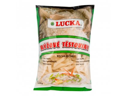 Těstoviny penne rýžové bezlepkové LUCKA 300 g