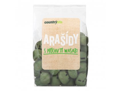 Arašídy s příchutí wasabi COUNTRY LIFE 100 g