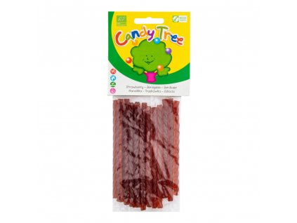 Tyčinky s příchutí jahod CANDY TREE BIO 75 g