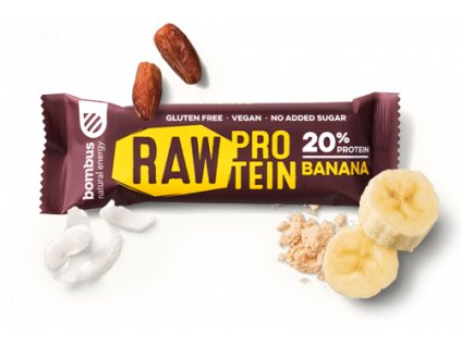 BOMBUS Raw protein-Banana 50 g