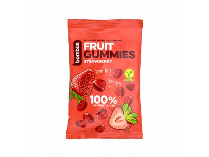 BOMBUS Fruit Gummies 35 g Strawberry