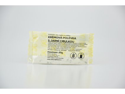 Instantní bezlepková krémová polévka s jarní cibulkou NATURAL 20 g