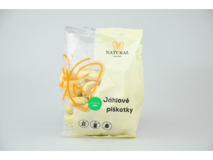 Jahelné bezlepkové piškotky NATURAL 150 g