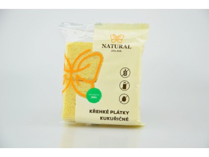 Křehké plátky kukuřičné NATURAL 75 g