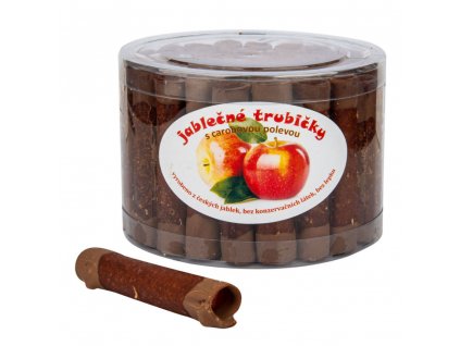 Trubičky jablečné s karobem dóza bezl. 540 g TRUTNA