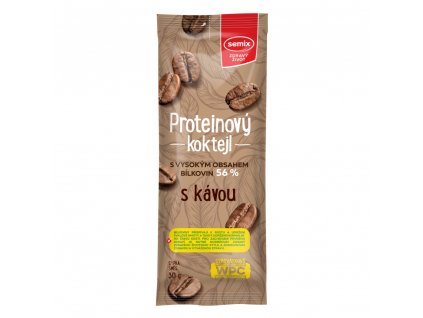 Koktejl Protein s kávou 30 g SEMIX