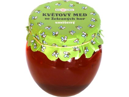 Květový med ze Železných hor smíšený bio*nebio 650 g