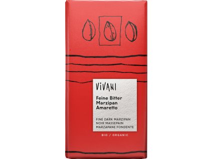 Čokoláda hořká marzipan amaretto 100 g BIO VIVANI
