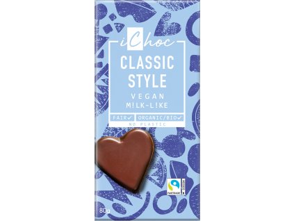 Vegan čokoláda classic iChoc 80 g BIO