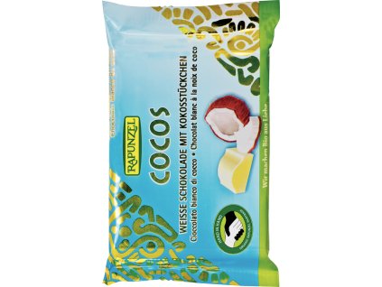 Bílá čokoláda s kokosem RAPUNZEL 100 g BIO