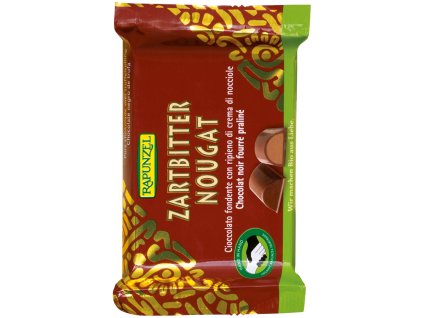 Čokoláda hořká s nugátem 100 g BIO RAPUNZEL