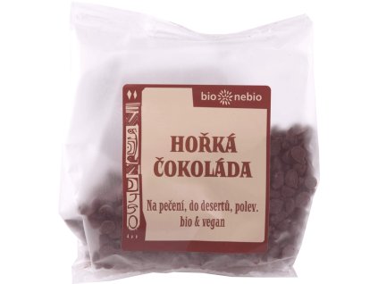 Pecičky z hořké čokolády 100 g BIO BIO-NEBIO