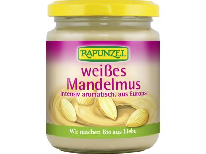 Pasta z nepražených mandlí 100 % 250 g BIO RAPUNZEL