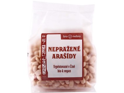 Arašídy loupané nepražené 200 g BIO BIO-NEBIO