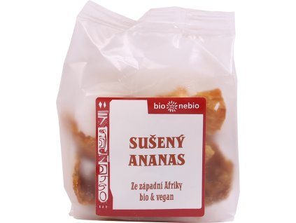 Sušený ananas kousky bio*nebio 80 g BIO