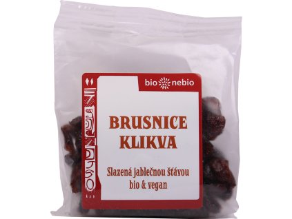 Brusnice klikva s jablečnou šťávou bio*nebio 75 g BIO