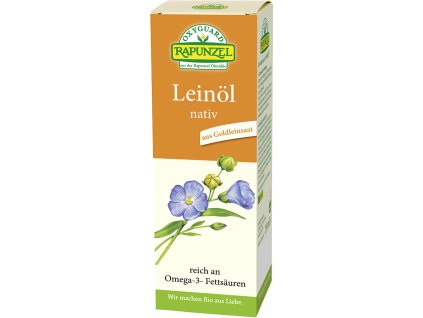 Lněný olej lisovaný za studena RAPUNZEL 250 ml BIO