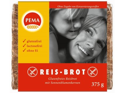 Chléb rýžový bez lepku 375 g PEMA