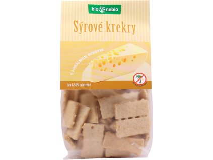 Sýrové krekry bio*nebio 130 g BIO