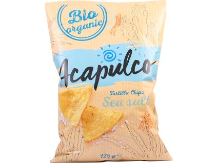 Tortilla chipsy mořská sůl ACAPULCO 125 g BIO