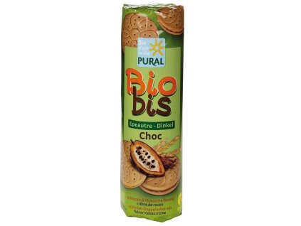 Pural BioBis 320 g špaldové-čokoládové sušenky BIO VEGAN