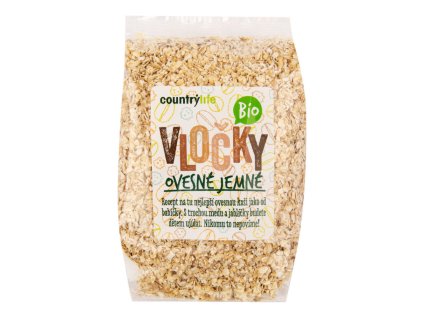 Vločky ovesné jemné COUNTRY LIFE BIO 500 g