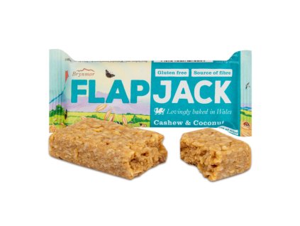 Flapjack ovesný kešu-kokos bezlepkový BRYNMOR 80 g