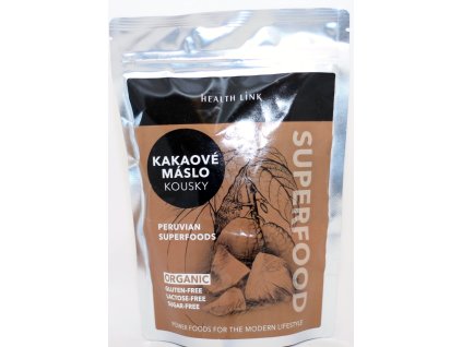 BIO RAW kakaové máslo 250 g HEALTH LINK