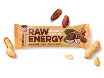 BOMBUS Raw Energy Peanuts & Dates 50 g