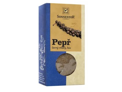 Pepř černý BIO, mletý 50 g SONNENTOR