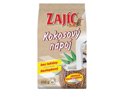 Zajíc Kokosový nápoj sáček bezl. 400 g MOGADOR
