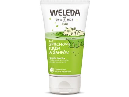 2v1 Sprchový krém a šampon Veselá limetka 150 ml WELEDA