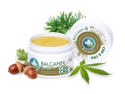 BALCANN BIO konopná mast CBD+CBG 50 ml