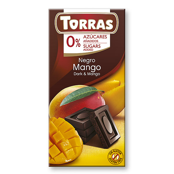 Fotografie Čokolada s mangem TORRAS 75 g