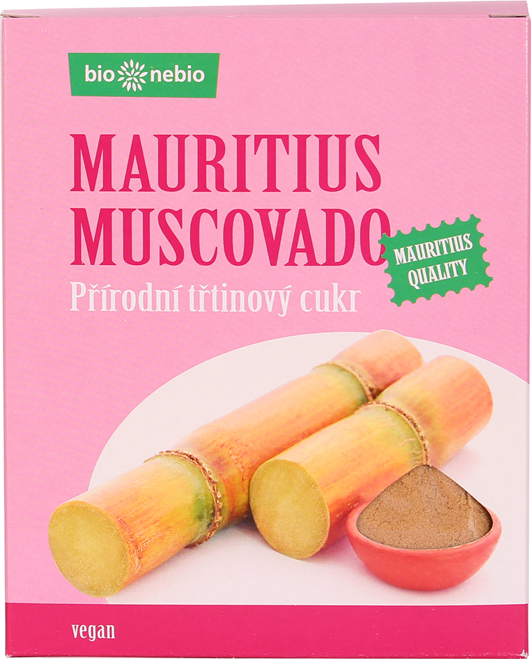 Přírodní třtinový cukr MUSCOVADO bio*nebio 400 g